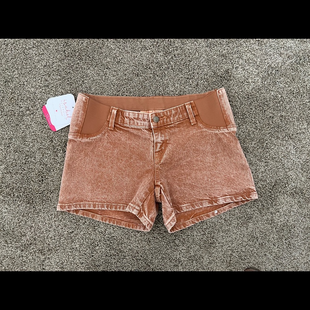 Maternity Midi Short with Side Panels